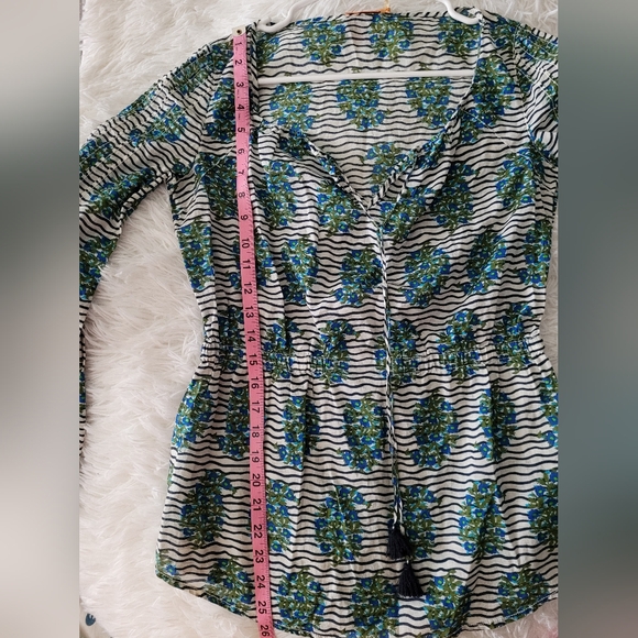 Tory Burch blouse size 2 - Picture 4 of 10
